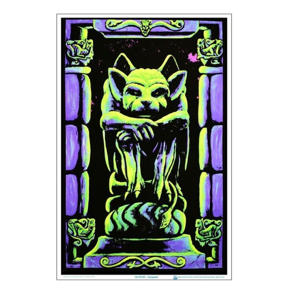 Gargoyle Blacklight Poster 165